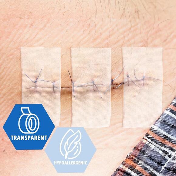 Med Pride Transparent Surgical Tape 1 x 10 Yards 12 Rolls- New - Picture 5 of 11